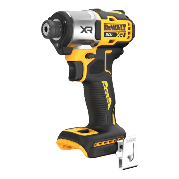 DEWALT 20V MAX XR Impact Driver, 1/4 Inch High Torque Brushless 3 Speed Premium Cordless with LED Light, Extended Runtime, Tool Only (DCF845B)