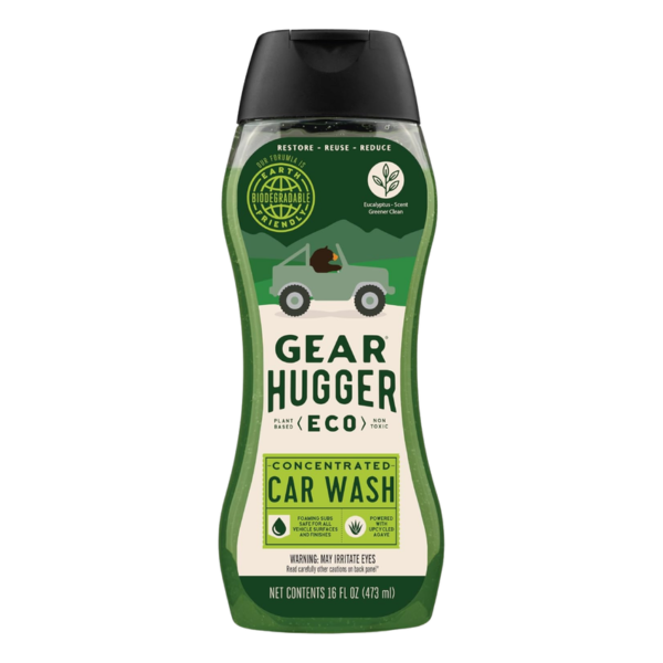 Gear Hugger Car Wash Soap (16 oz, Pack of 1) â€“ Eco-Friendly Car Cleaner, Biodegradable Car Wash with Natural Saponins & Eucalyptus â€“ Safe Car Soap for All Vehicle Surfaces