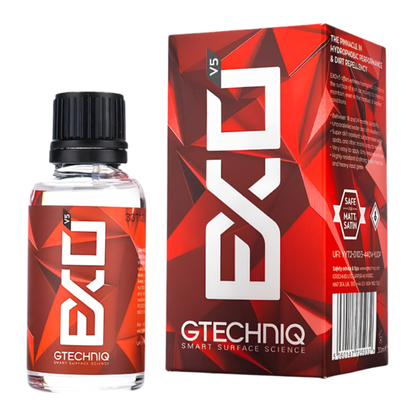 Gtechniq EXO Crystal Hydrophobic 1 fl oz | Ultra Hydrophobic Coating, Repels Water and Dirt, High Gloss Finish, Resist Chemicals, Removes Water-Spots, Long-Lasting Protection