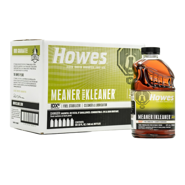 Howes Meaner Power Kleaner 32-ounce Fuel Stabilizer, Injector Cleaner, and Diesel Fuel Lubricator Casepack (Six 32oz Bottles)