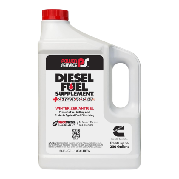 Power Service Diesel Fuel Supplement +Cetane Boost - 64 Ounce (Pack of 6)