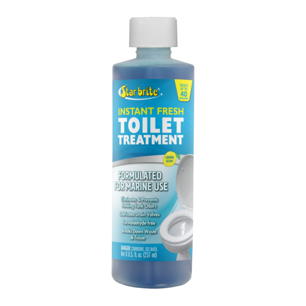 STAR BRITE Instant Fresh Toilet Treatment Odor Control, Waste Breakdown, Valve Lubrication for RV, Marine, and Portable Toilets â€“ Formaldehyde-Free Formula