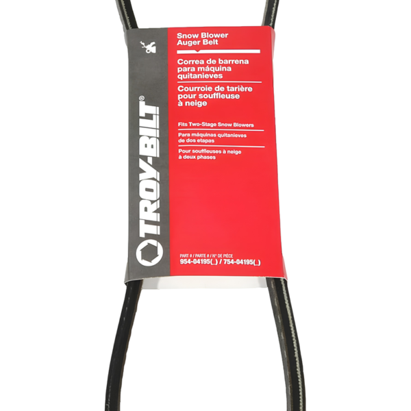 Troy-Bilt Original Equipment Snow Blower Auger Belt for Snow Blowers, OE# 954-04195, 754-04195
