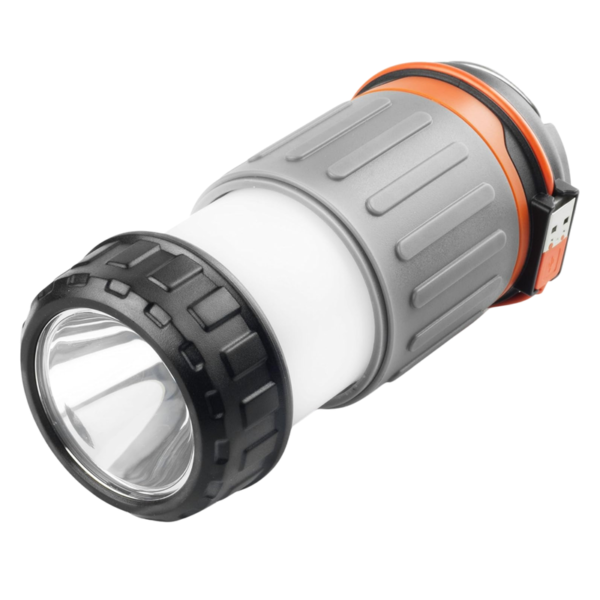 WAGAN EL4304 LED Camping Collapsible Lantern USB Rechargeable 240LM Flashlight Hanging Hooks Magnetic Base for Emergency Outdoor Hiking Home and Car