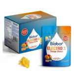 Biobor Electrolyte Gummies, Hydration & Energy Support with Sodium, Potassium, Chloride, Vitamin B6 & B12, Gluten Free, Non-GMO, Mango Flavor (48g×6 Bags)